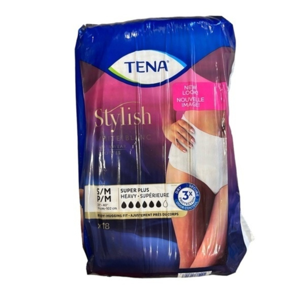 TENA Stylish Super Plus Heavy Underwear, Small 18ct
